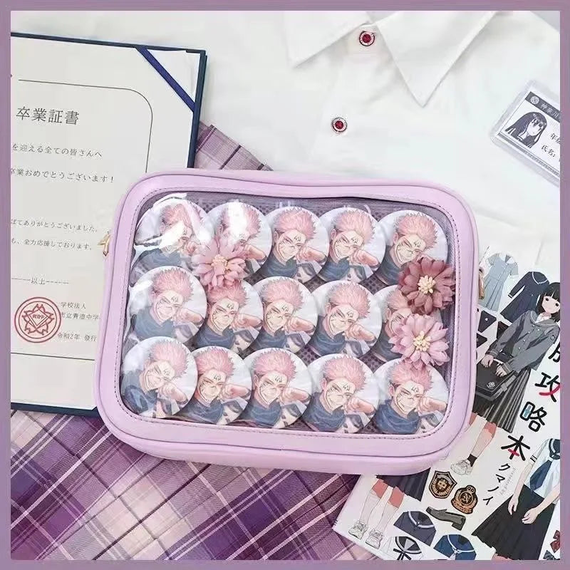 Clear Pocket Tote Bag – Perfect for “Oshikatsu” and Everyday Use