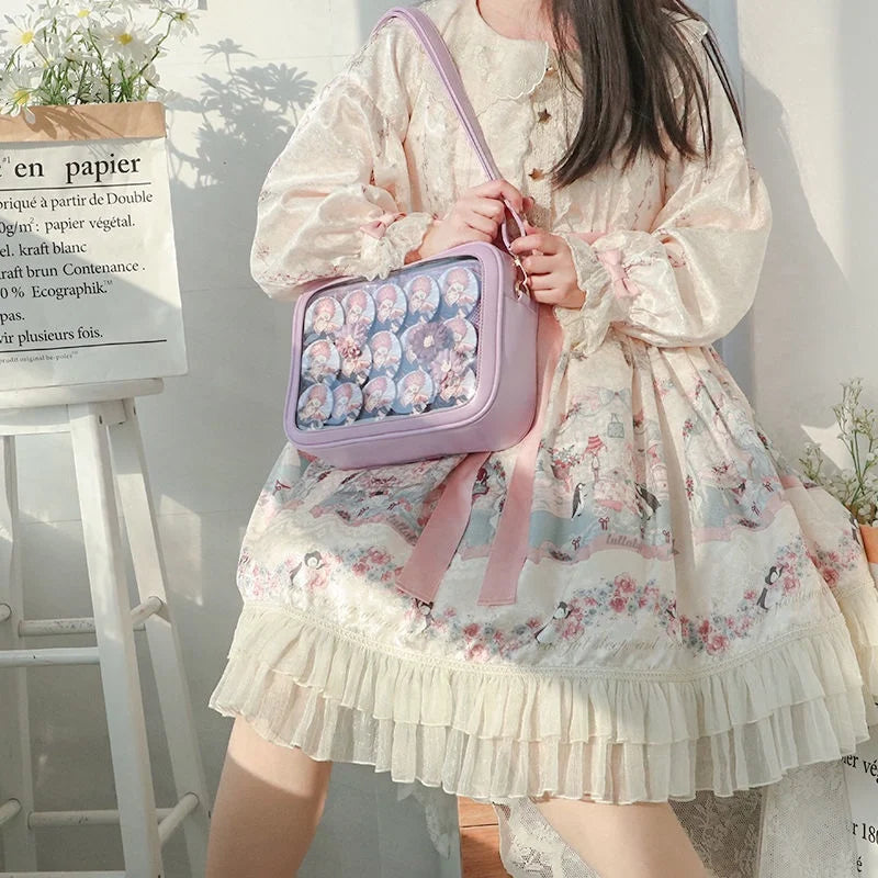 Clear Pocket Tote Bag – Perfect for “Oshikatsu” and Everyday Use