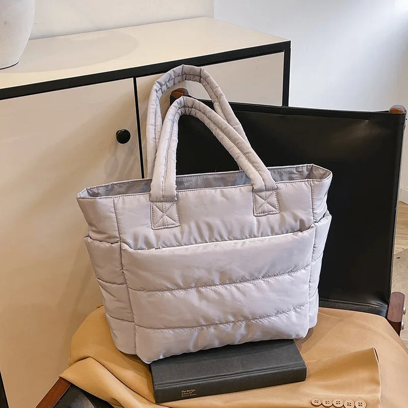 Large Capacity Tote Bag for Women – Mummy Bag, Commuter Shoulder Bag with Multiple Pockets