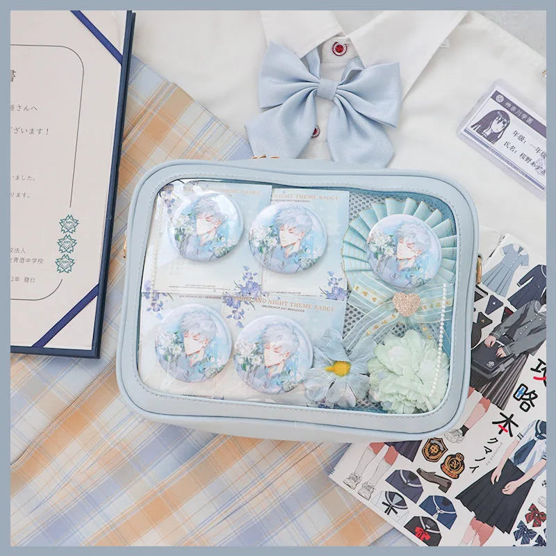 Clear Pocket Tote Bag – Perfect for “Oshikatsu” and Everyday Use