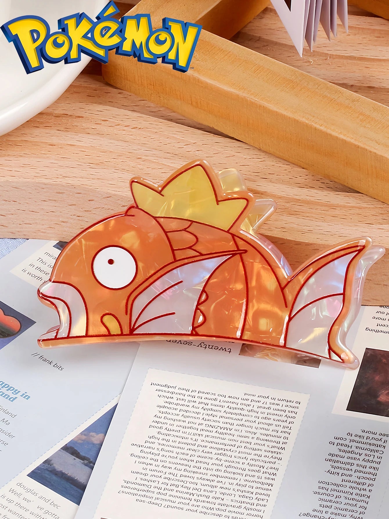 Pocket Monsters Carp King Cute Hair Claw Clip – Kawaii Cartoon Hair Accessory for Girls & Women