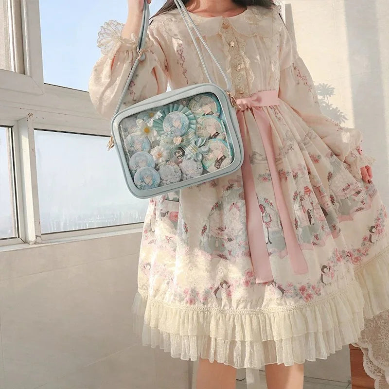 Clear Pocket Tote Bag – Perfect for “Oshikatsu” and Everyday Use