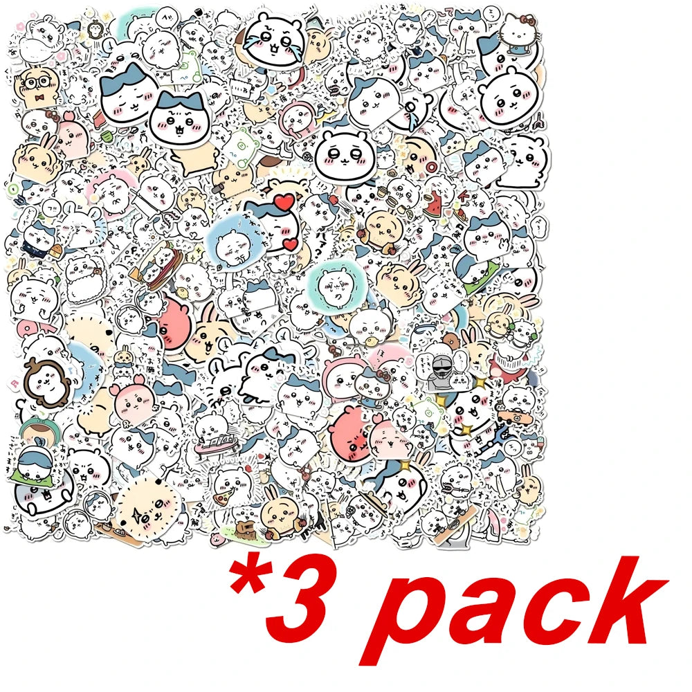 100pcs Cute Cartoon Stickers – Waterproof Vinyl DIY Scrapbook, Phone, Water Bottle & Kids Gifts