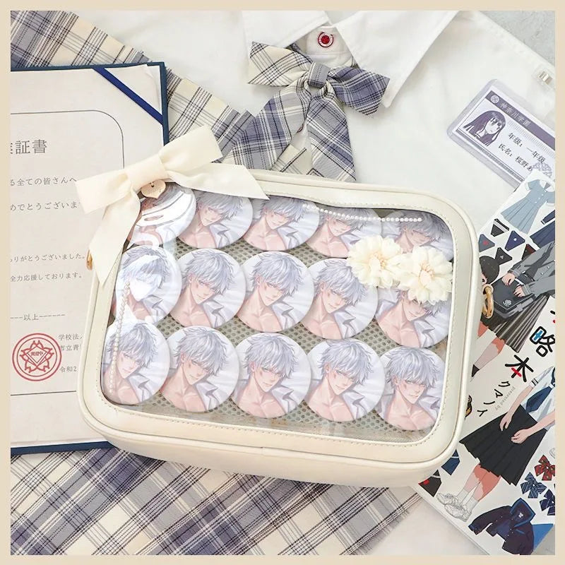 Clear Pocket Tote Bag – Perfect for “Oshikatsu” and Everyday Use
