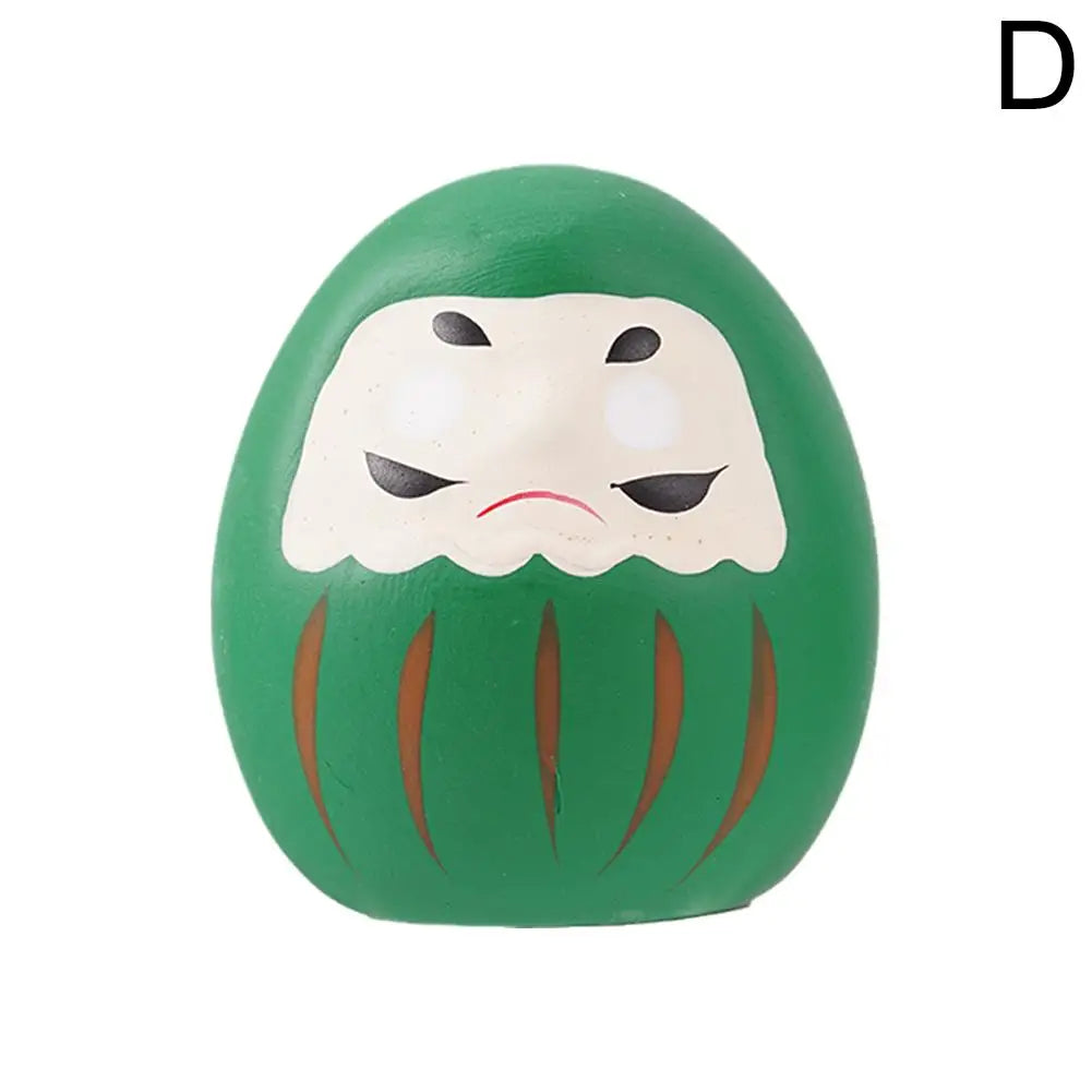Japanese Ceramic Daruma Doll - Lucky Charm & Fortune Ornament | Home Decor & Gift Idea