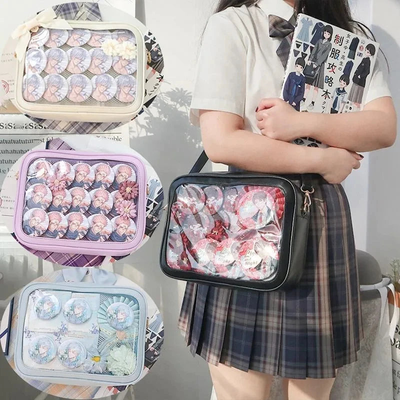 Clear Pocket Tote Bag – Perfect for “Oshikatsu” and Everyday Use