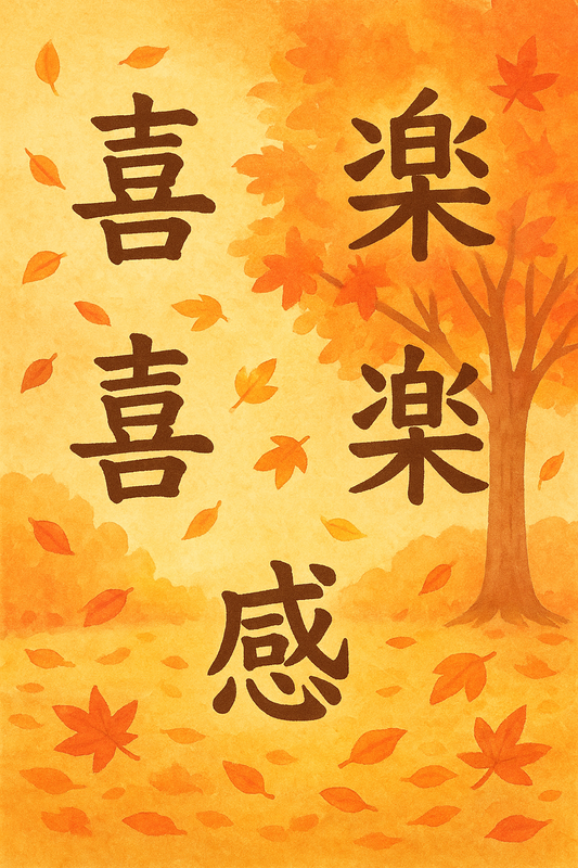 5 Beautiful Japanese Kanji Words That Capture the Happiness of Autumn