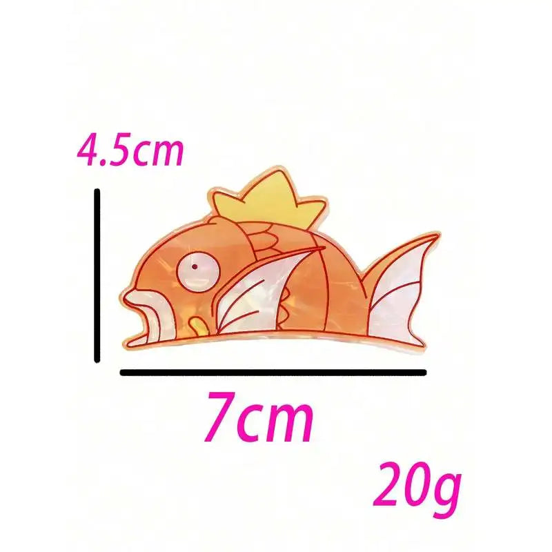 Kawaii Pocket Monsters Carp King nylon hair claw clip