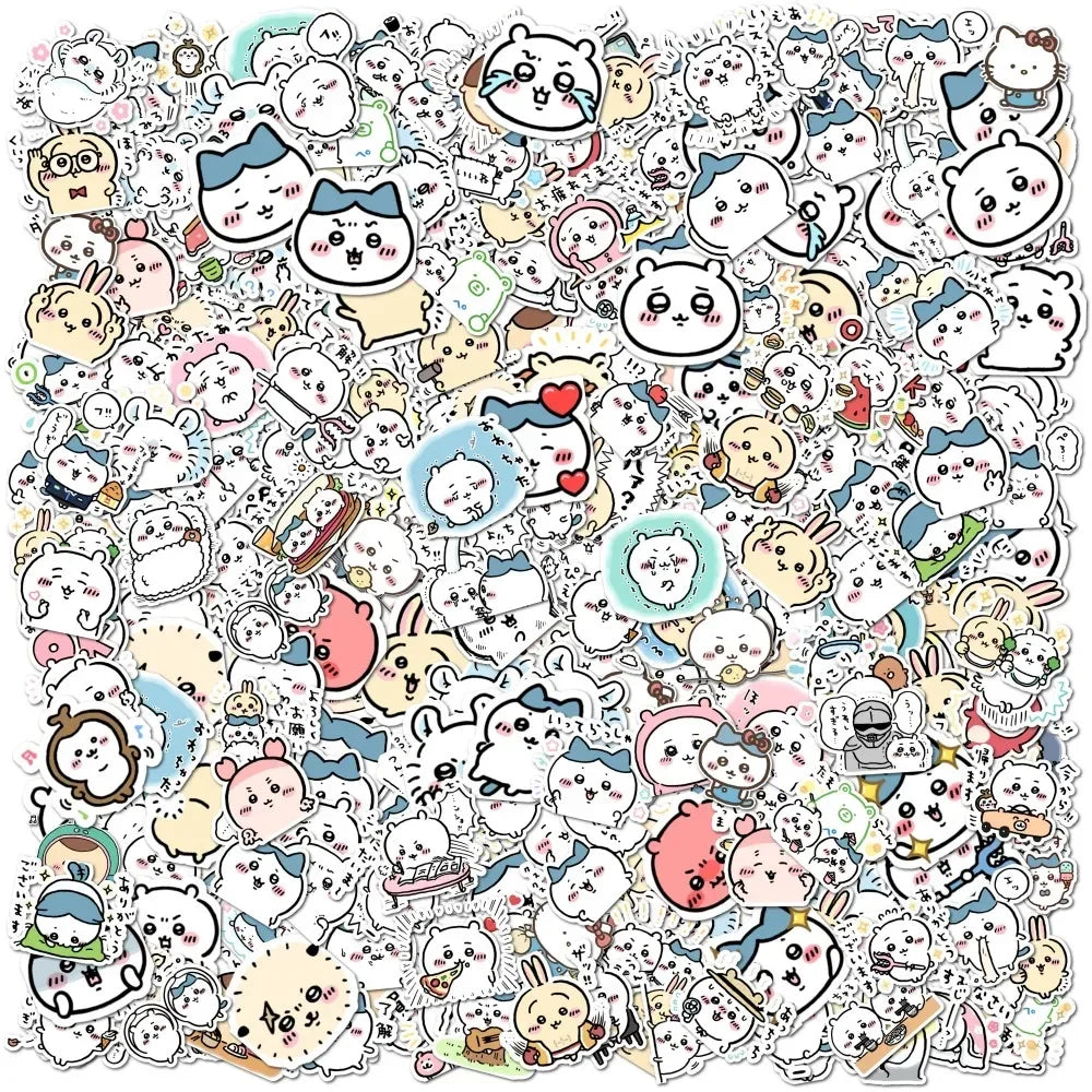 100pcs Chiikawa stickers pack kawaii waterproof vinyl decals