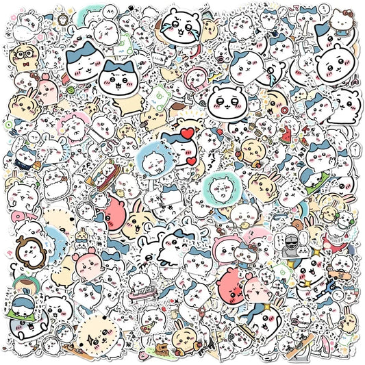 100pcs Chiikawa stickers pack kawaii waterproof vinyl decals