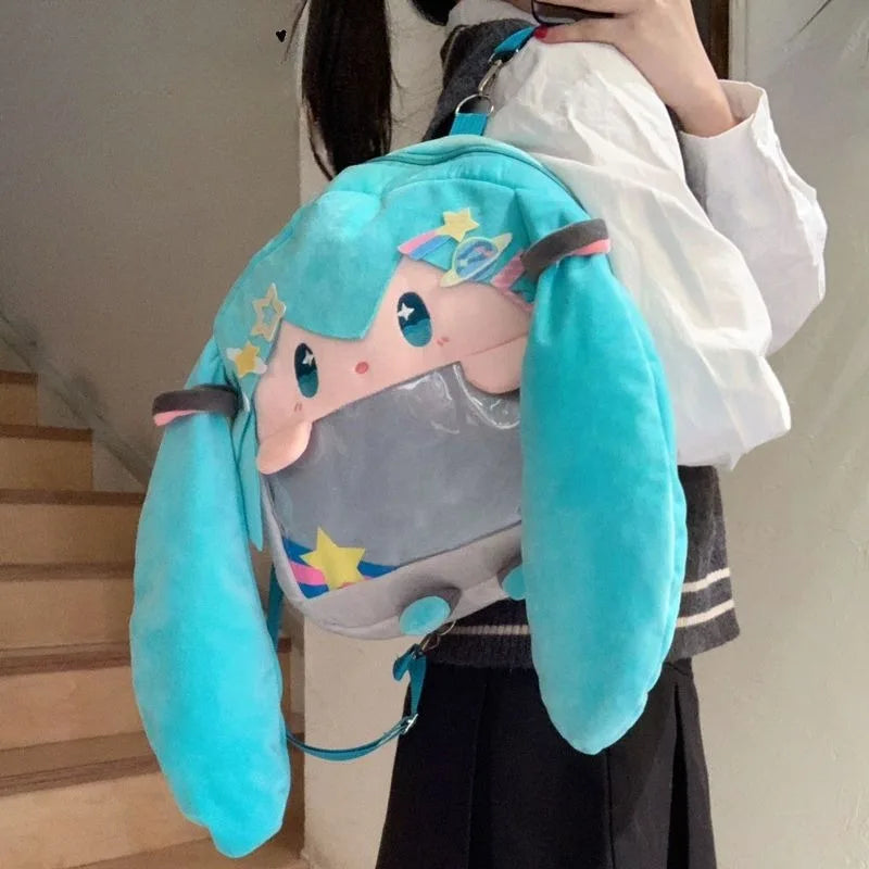 Hatsune Miku anime backpack kawaii student school backpack 30x31cm
