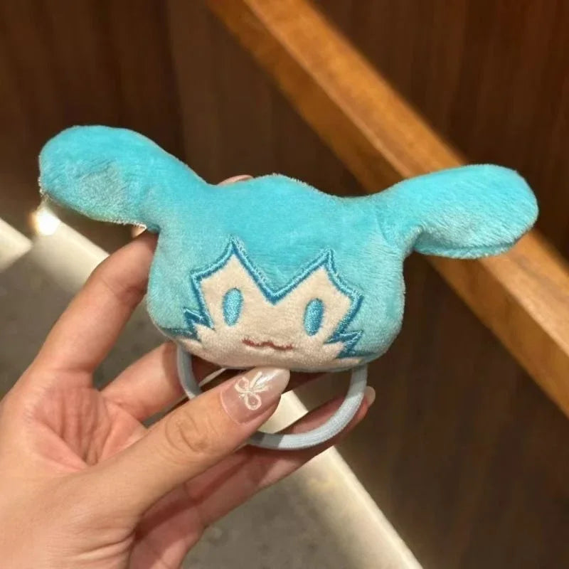 Hatsune Miku hair tie kawaii anime elastic scrunchie accessory