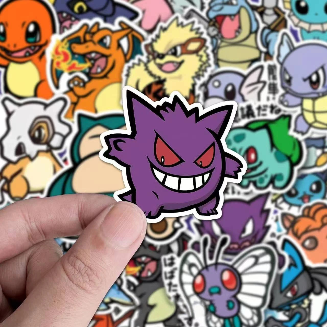 Japanese aesthetic graffiti stickers kawaii anime style pack