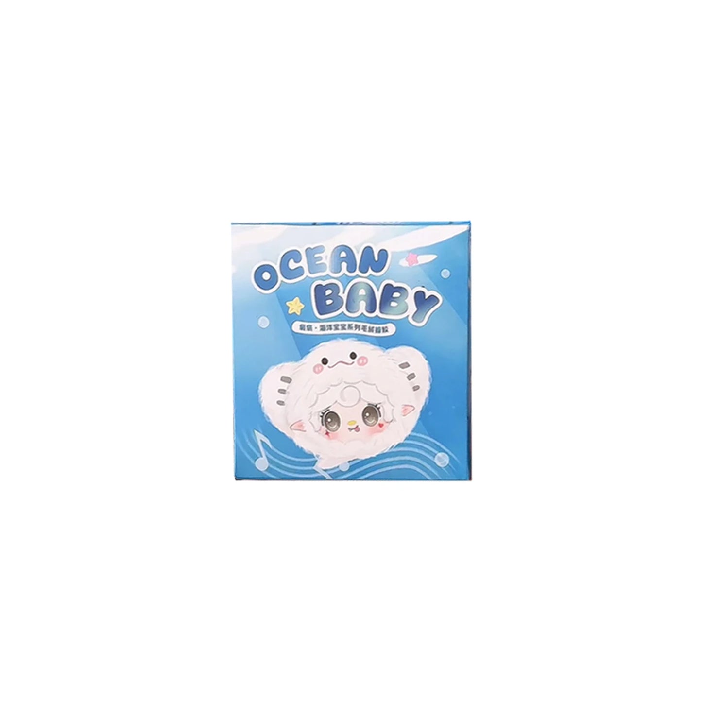 🌊 Yooki V6 Ocean Baby Series – Blind Box Plush Doll Keychain | Collectible Surprise Toy, Kawaii Gift, Desktop Decor 🌊
