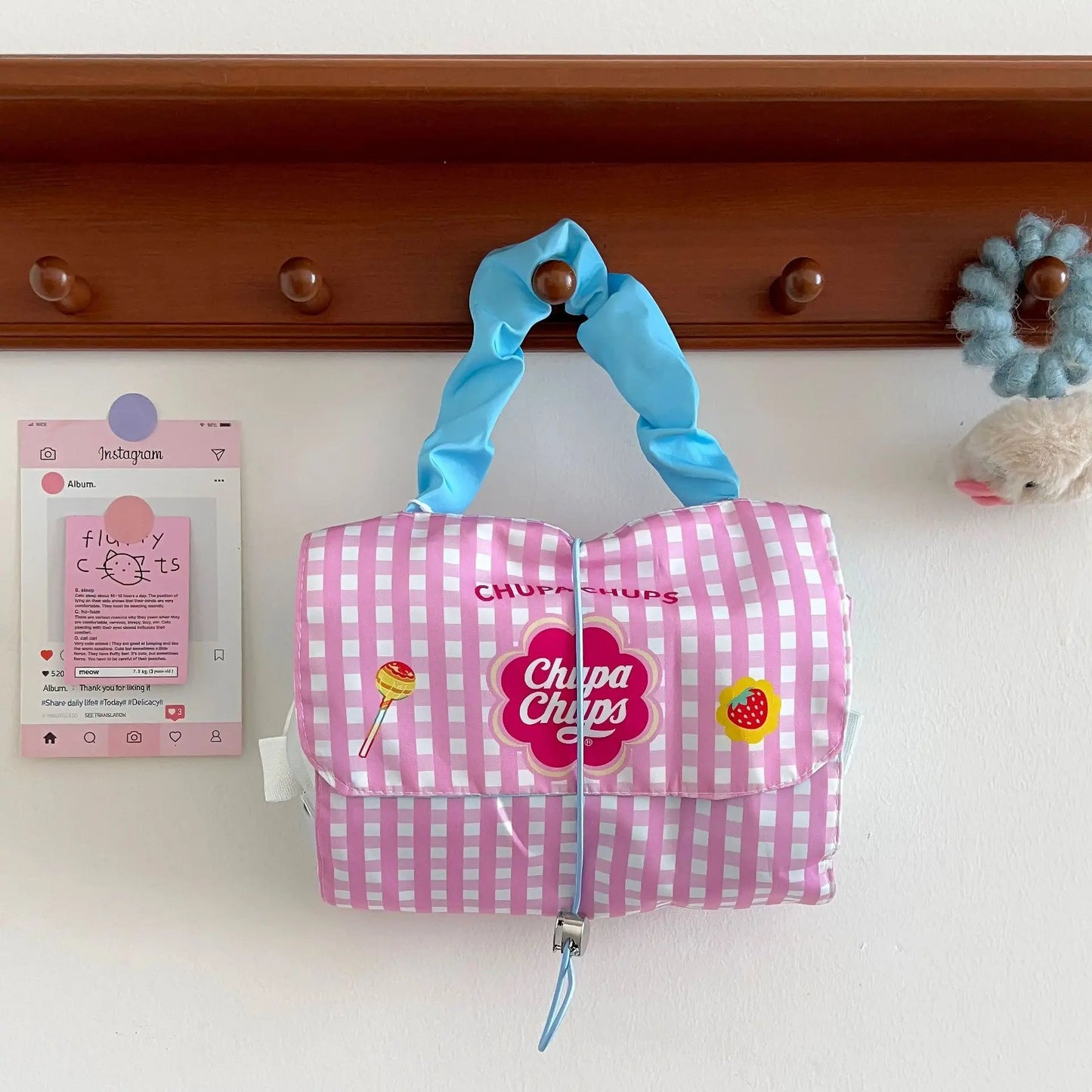 Ladies' Detachable Makeup Bag – 3-in-1 Portable Folding Storage Handbag with Bright & Playful Candy-Inspired Design
