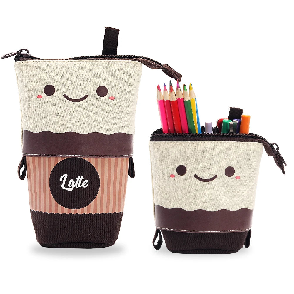 Kawaii Standing Telescopic Pencil Case – Cute, Spacious & Portable