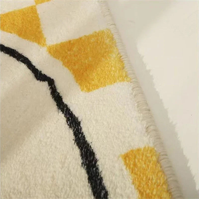 Non-Slip Long Floor Mat – Nordic Cartoon Cute Cat Rug for Kitchen, Hallway & Entryway