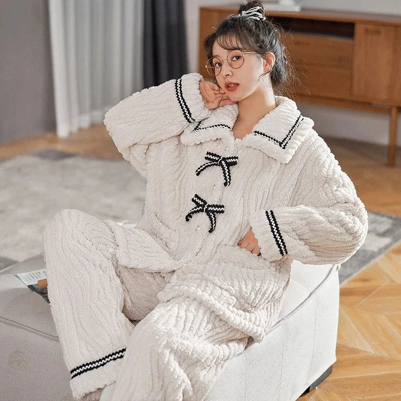 Mokomoko soft loungewear top and pants