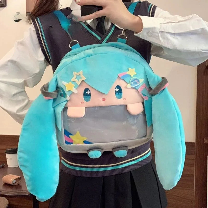 Hatsune Miku anime backpack kawaii student school backpack 30x31cm