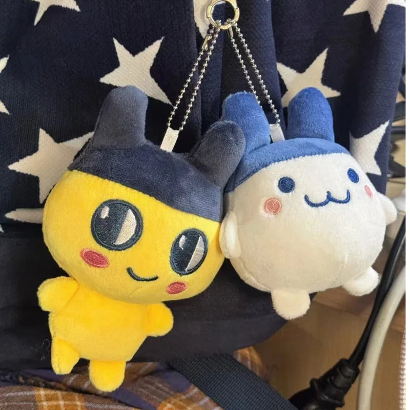 Tamagotchi Mametchi plush keychain kawaii bag charm
