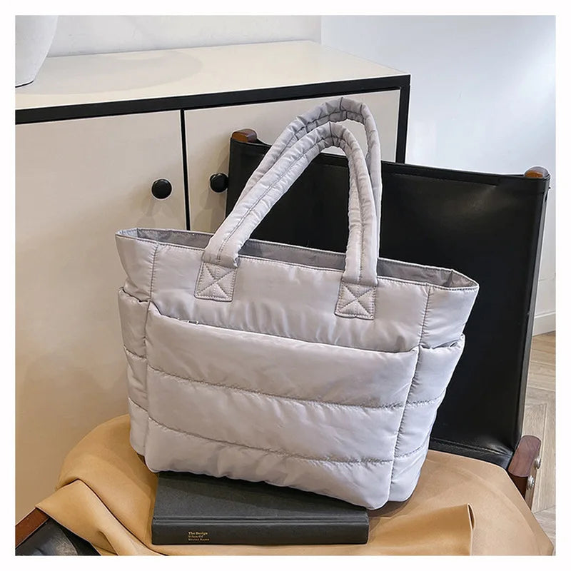 large capacity tote bag for women with multiple pockets