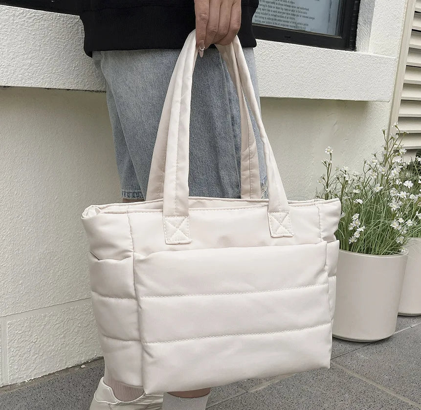 Large Capacity Tote Bag for Women – Mummy Bag, Commuter Shoulder Bag with Multiple Pockets