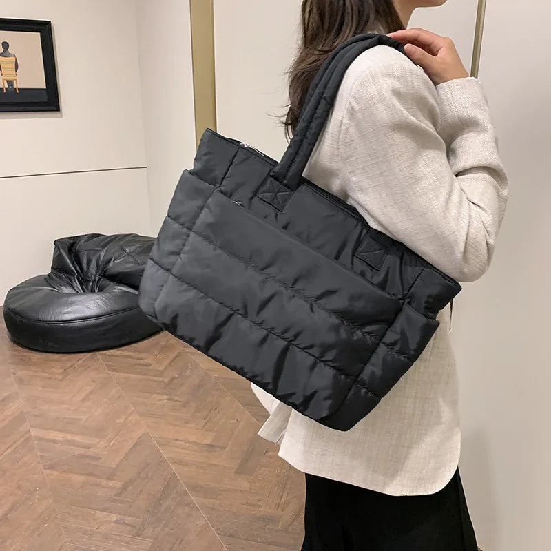 large capacity tote bag for women with multiple pockets