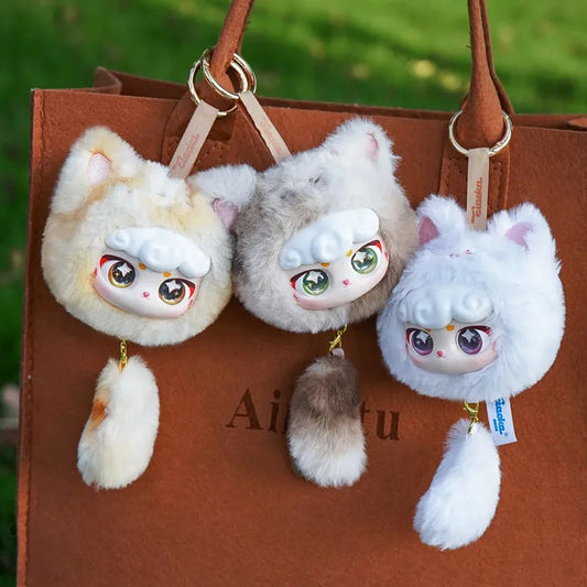 Lucky Meow IV Series Blind Box Pendant – Super Lamb Cartoon Doll Cute Face Mystery Gift Collectible