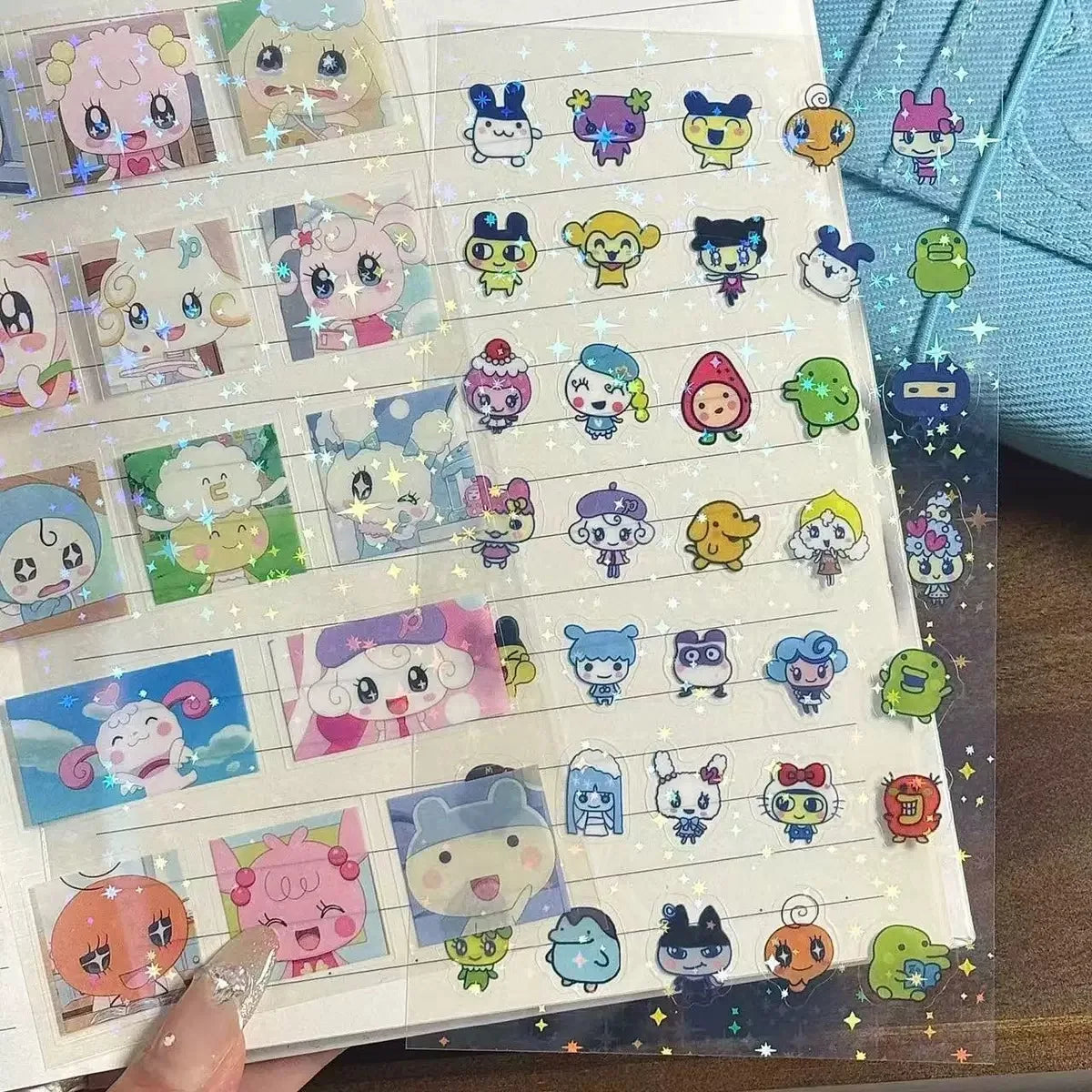 Tamagotchi Mametchi PVC pixel cartoon transparent sticker