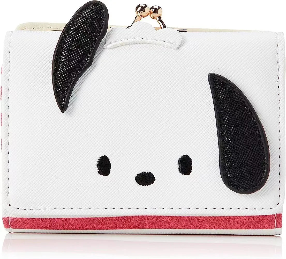 Hello Kitty Wallet – Kawaii Sanrio PU Leather Folding Card Holder | Cute Cinnamoroll, My Melody & Kuromi Casual Fashion Bag