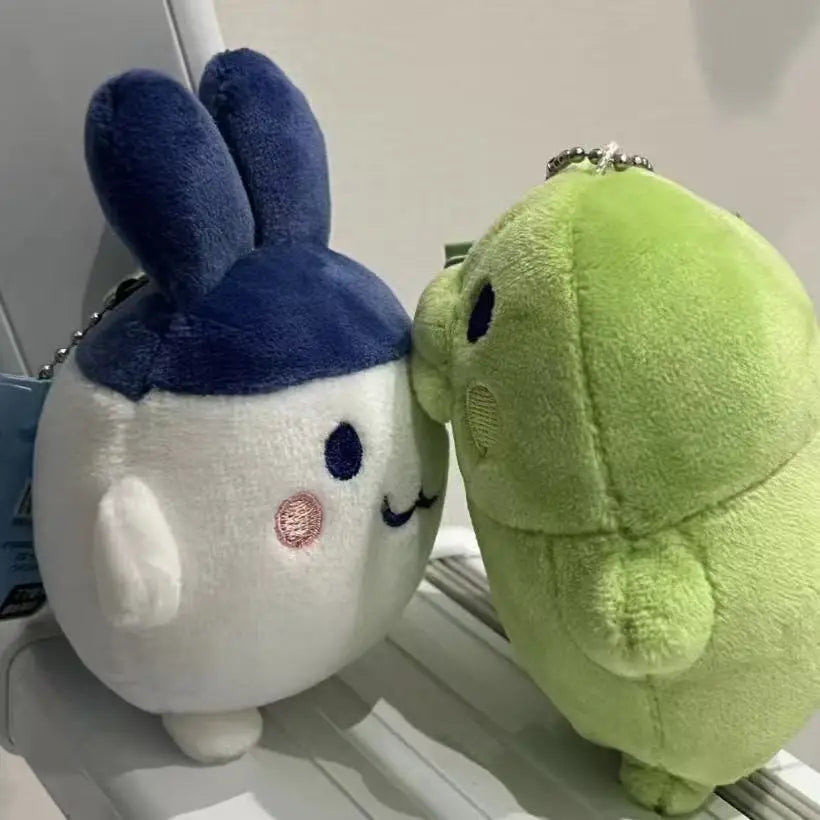 Tamagotchi Anime Plush Keychain – Mametchi, Mimitchi & Kuchipatchi | Kawaii Bag Charm, Cute Girly Heart Pendant, Japanese Cartoon Plush Doll Gift