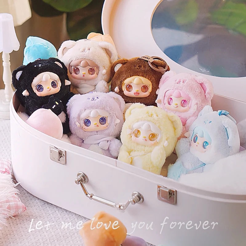 Yooki V4 Plush Take A Bite of Bear Series Blind Box – Cute Plush Pendant, Anime Mystery Doll, Keychain, Desktop Ornament Gift