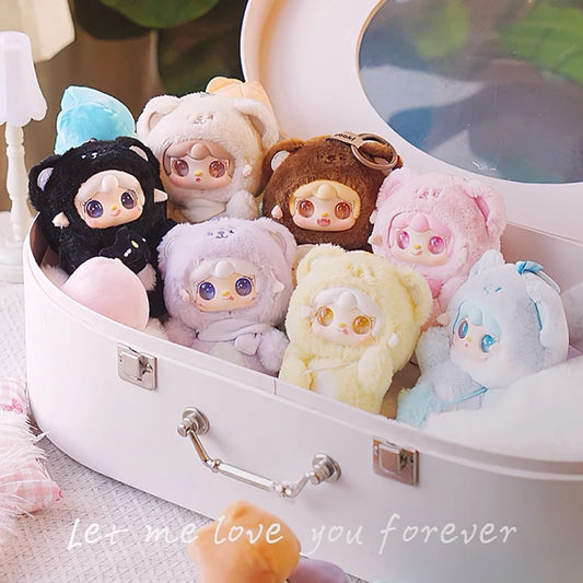 Yooki V4 Plush Take A Bite of Bear Series Blind Box – Cute Plush Pendant, Anime Mystery Doll, Keychain, Desktop Ornament Gift