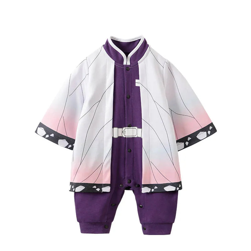 Japan Anime Baby Romper Jumpsuit | Butterfly-Inspired Infant Costume Outfit for Newborn & Toddler Girls (0–18 Months) | Long Sleeve Cosplay Onesie