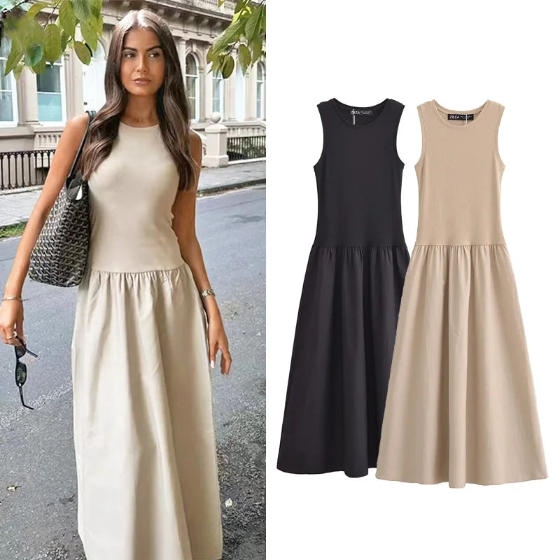 Elegant Everyday Sleeveless Long Dress