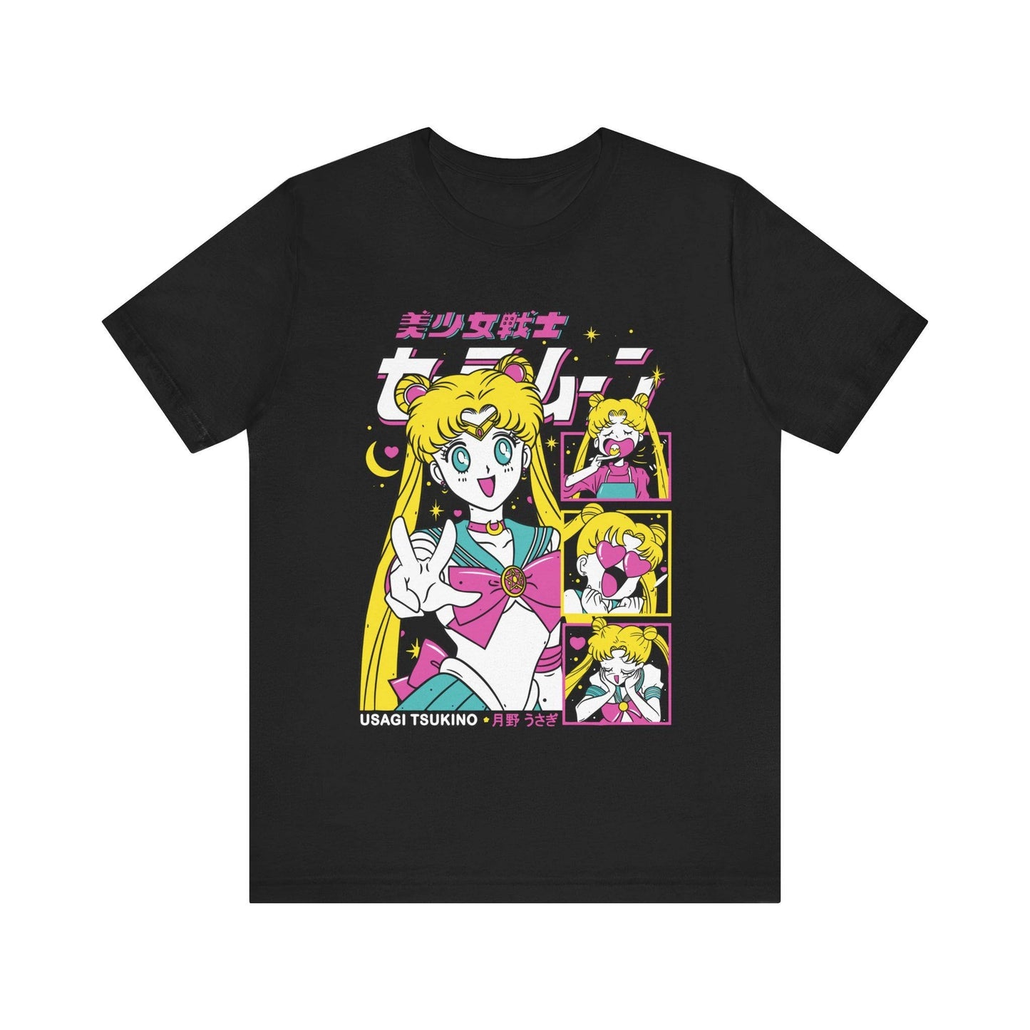 Vintage Sailor Moon retro 90s anime graphic t-shirt kawaii magical girl unisex tee