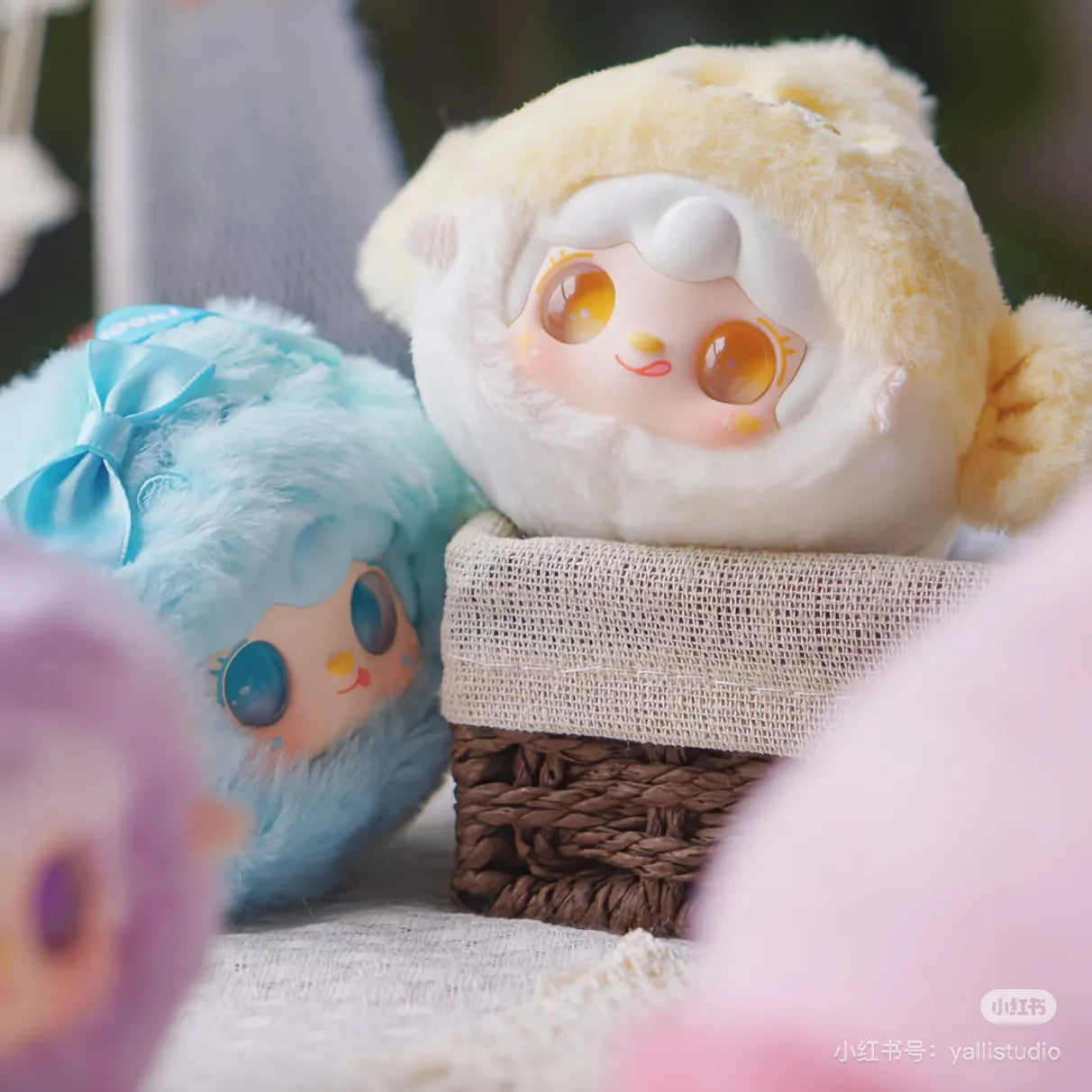 🌊 Yooki V6 Ocean Baby Series – Blind Box Plush Doll Keychain | Collectible Surprise Toy, Kawaii Gift, Desktop Decor 🌊