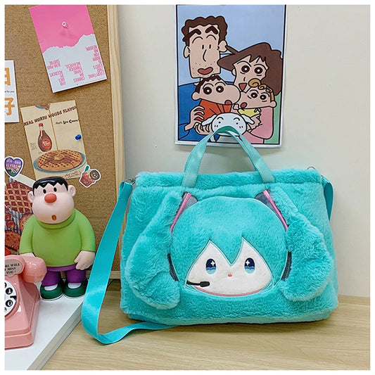 Kawaii Hatsune Miku anime shoulder bag cute Vocaloid crossbody purse