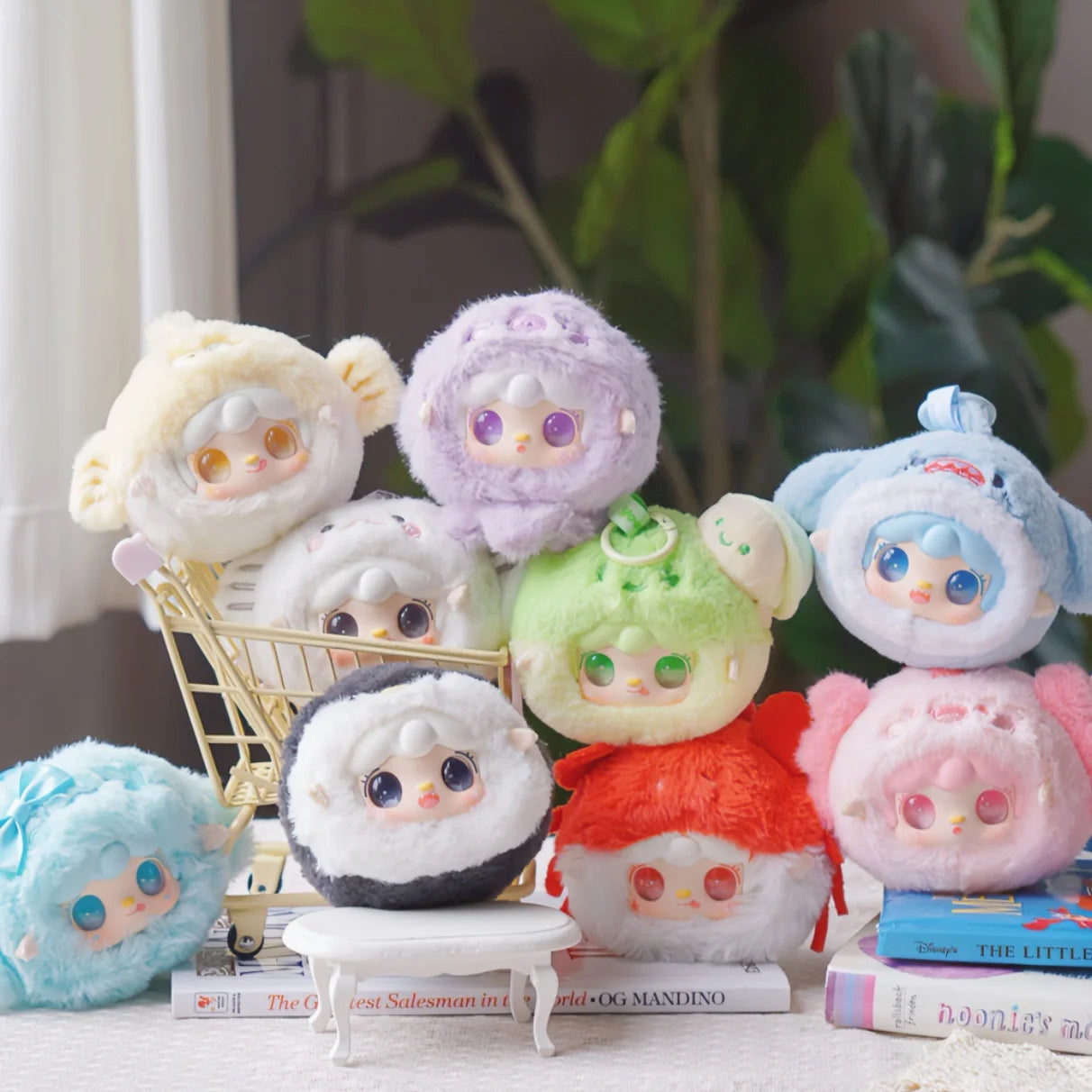 🌊 Yooki V6 Ocean Baby Series – Blind Box Plush Doll Keychain | Collectible Surprise Toy, Kawaii Gift, Desktop Decor 🌊