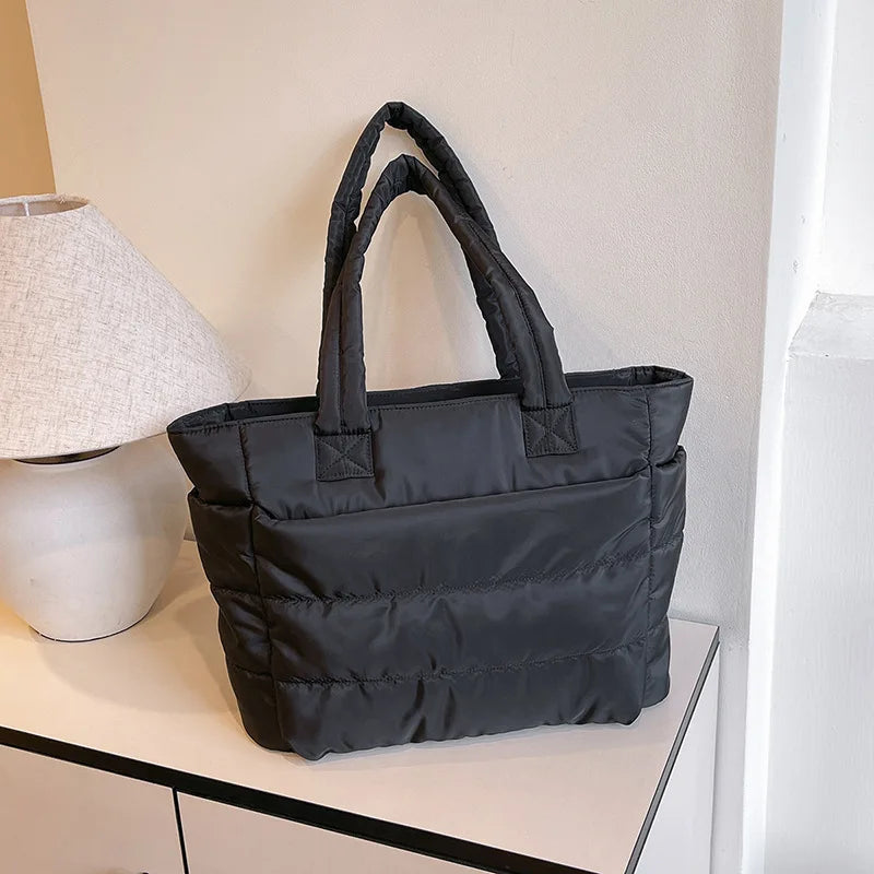 Large Capacity Tote Bag for Women – Mummy Bag, Commuter Shoulder Bag with Multiple Pockets