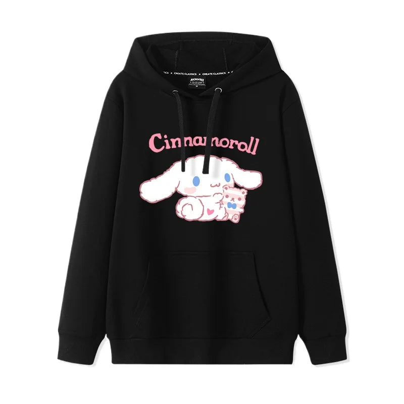 Cinnamoroll Oversize Hooded Sweater for Women | Kawaii Harajuku Japanese Streetwear