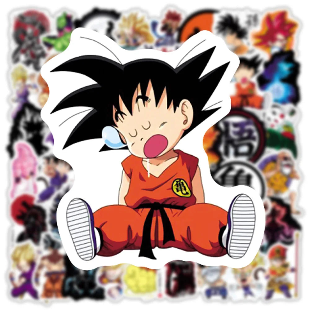 Dragon Ball Son Goku waterproof anime stickers pack