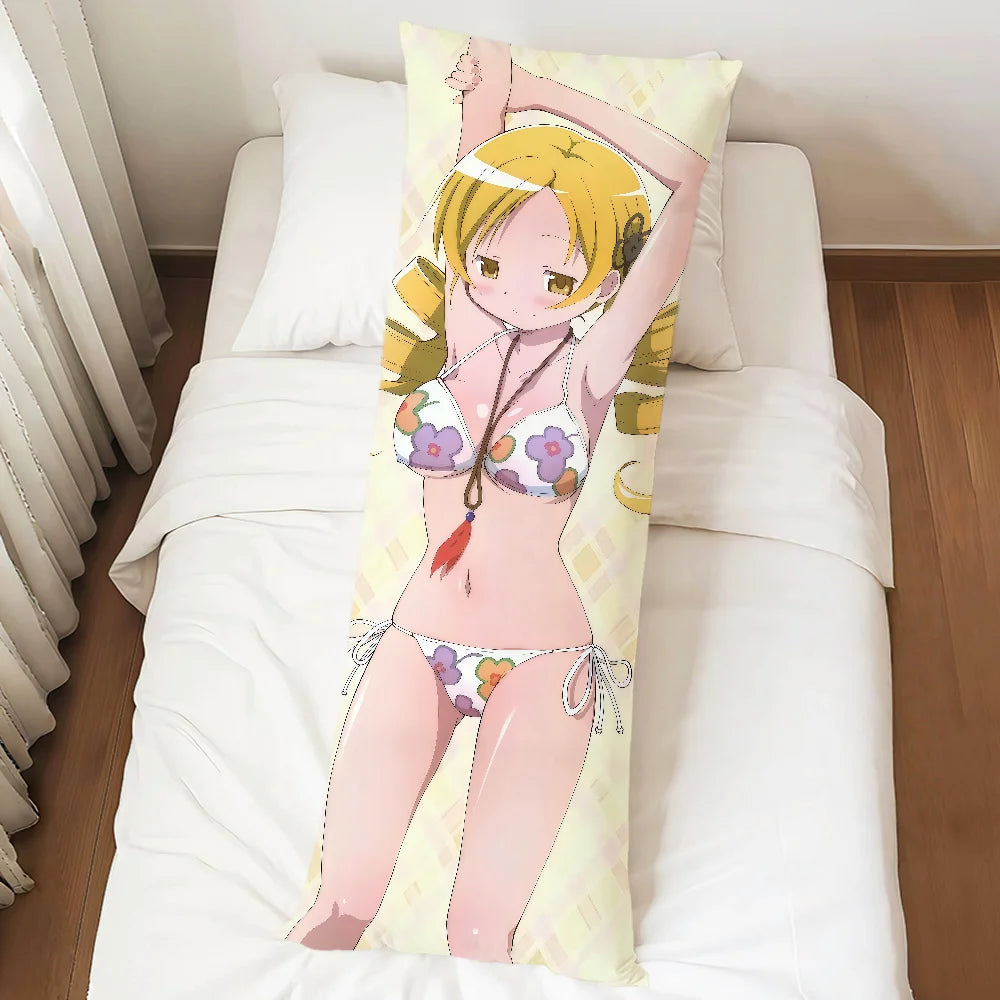 Puella Magi Madoka Magica Dakimakura Pillowcase – Double-Sided Anime Character Body Pillow Cover, Long Rectangle
